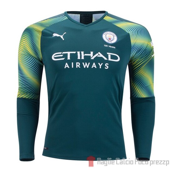 Maglia Manchester City Portiere Home Manica Lunga 2019/2020 - Clicca l'immagine per chiudere